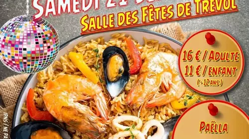 Comité des Fêtes Soirée Paëlla Repas dansant à 19h30